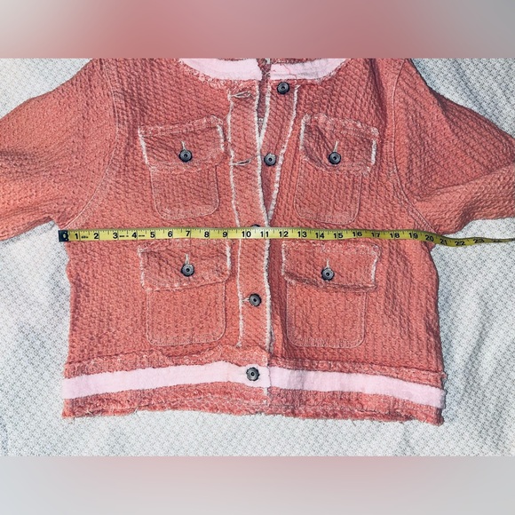 POL Pink Tweed Blazer Sz S Like New - Picture 6 of 8